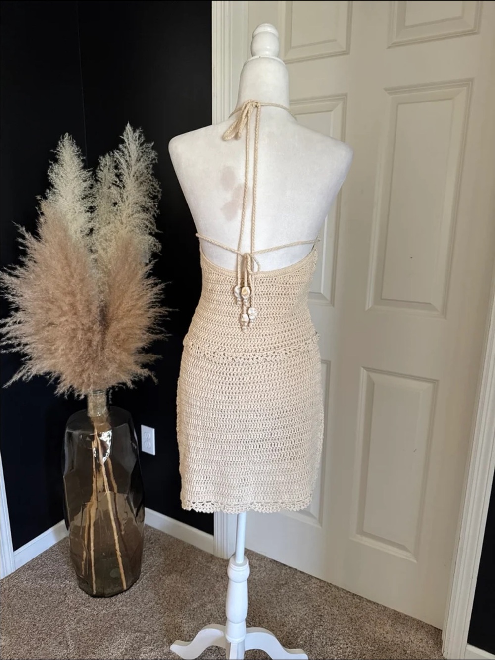 OUTCAST ROKI MINI DRESS SAND 
size Large/XL - Picture 10 of 12
